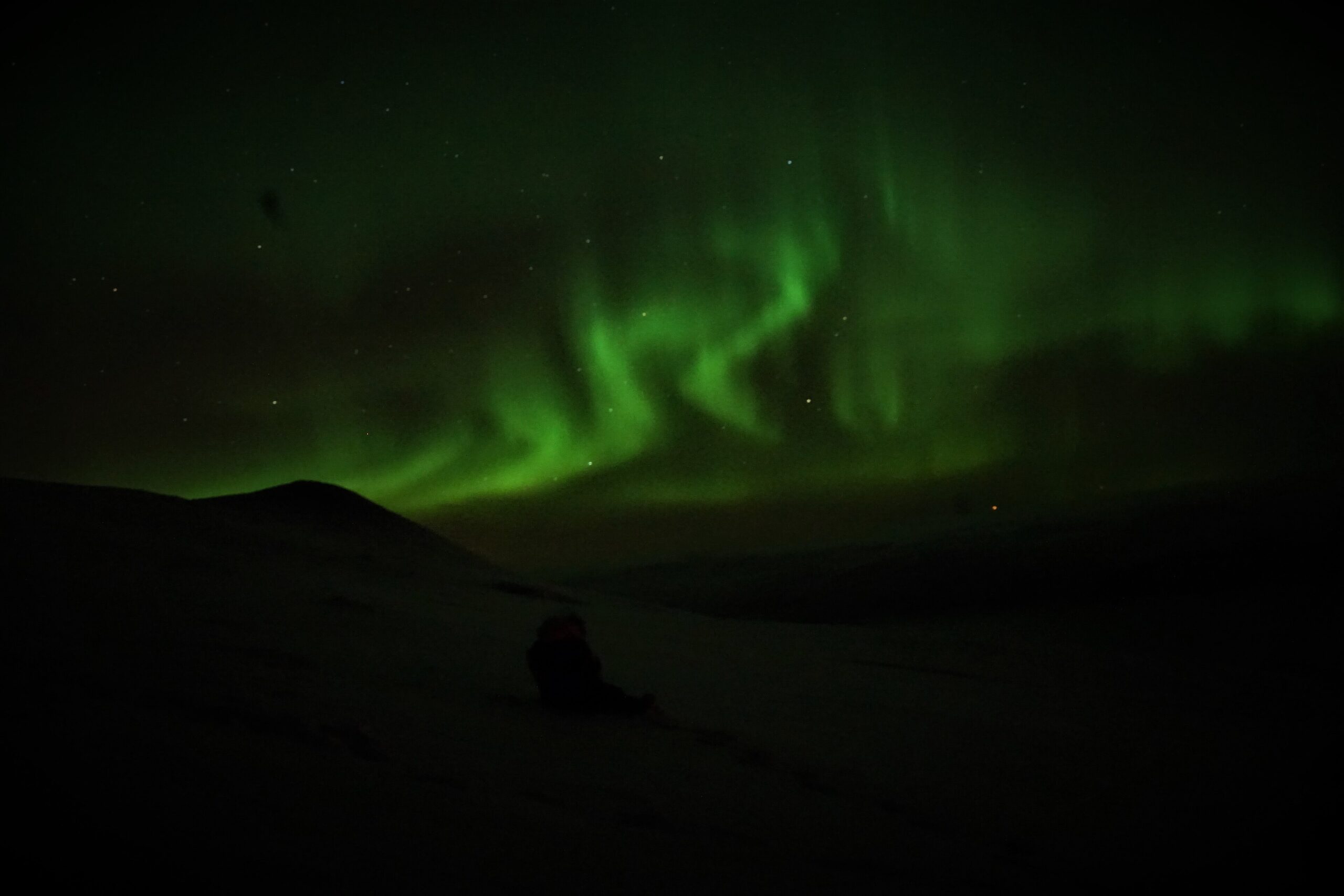 Noorderlicht boven Abisko nationaal park